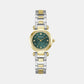 Gb Ginger Women Quartz Green Dial Analog Stainless Steel GW0869L1