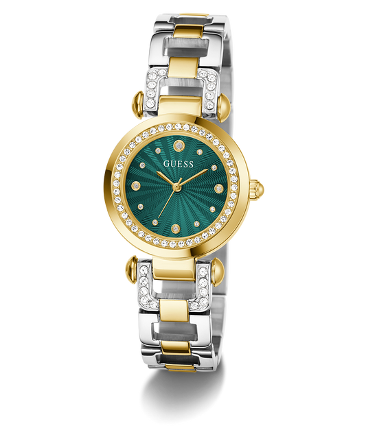 GUESS Ginger Ladies 2-Tone Gold Tone Analog Watch