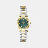 Gb Ginger Women Quartz Green Dial Analog Stainless Steel GW0869L1
