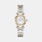 Gb Ginger Women Quartz Silver Dial Analog Stainless Steel GW0869L2