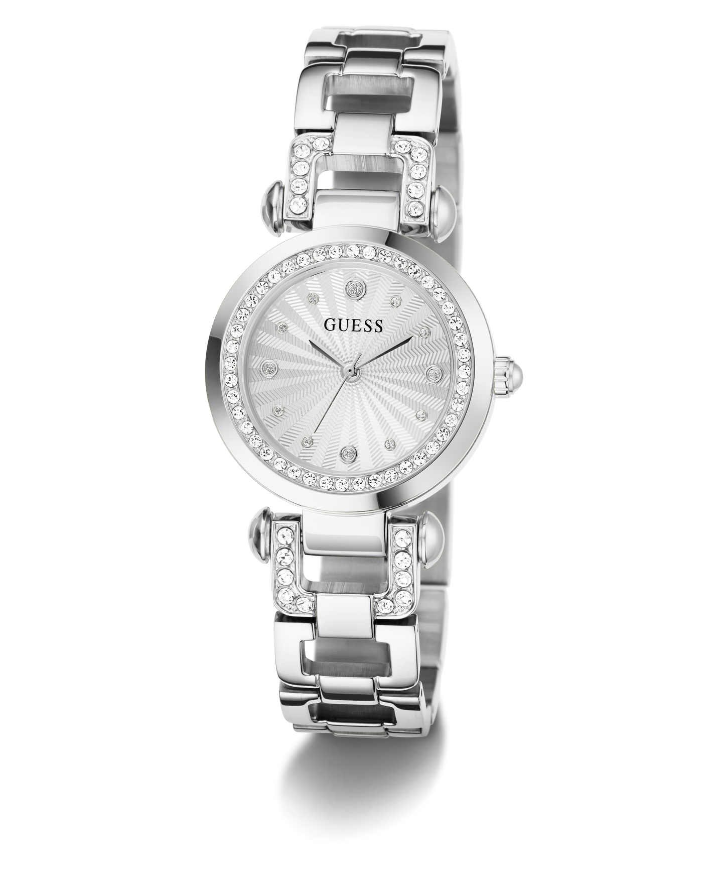 GUESS Ginger Ladies Silver Tone Analog Watch