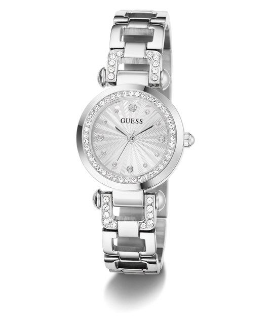 GUESS Ginger Ladies Silver Tone Analog Watch