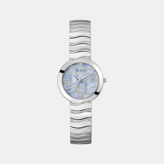 Gd Laguna Women Quartz Blue Dial Analog Stainless Steel GW0871L1