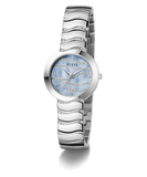 GUESS Ladies Silver Tone Analog Watch