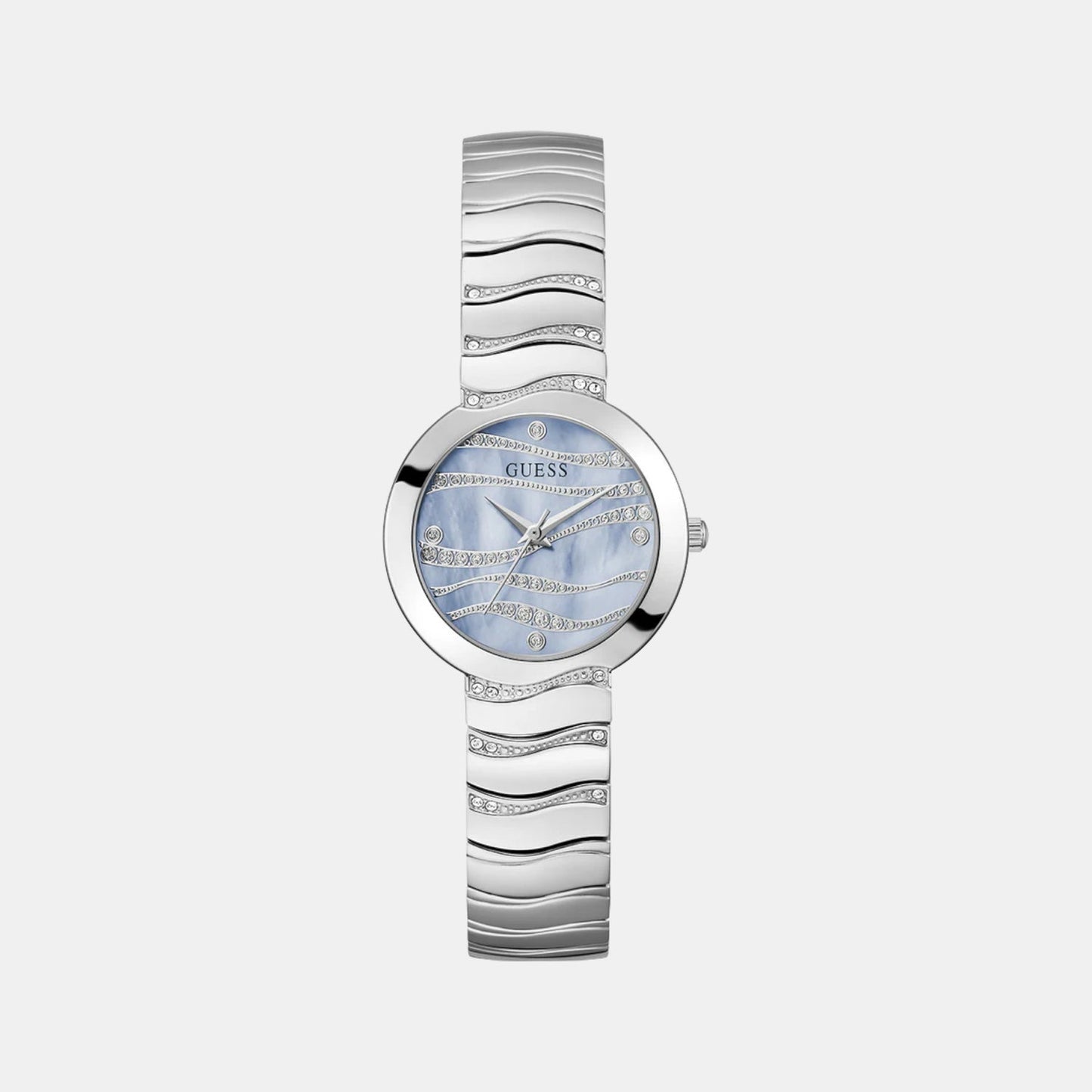 Gd Laguna Women Quartz Blue Dial Analog Stainless Steel GW0871L1 - Guess watch