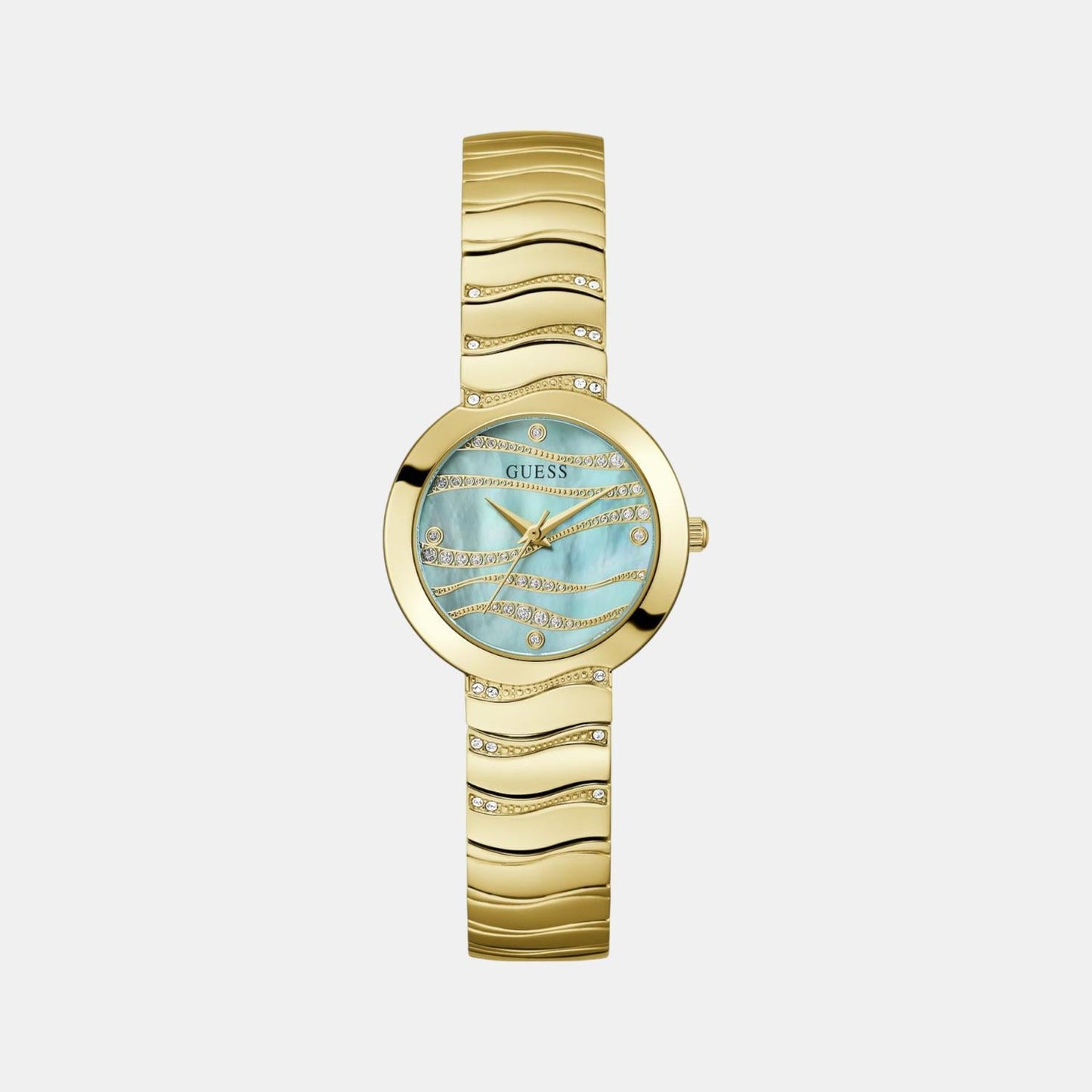 Gd Laguna Women Quartz Green Dial Analog Stainless Steel GW0871L2
