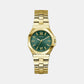 Gd Empress Women Quartz Green Dial Analog Stainless Steel GW0873L2