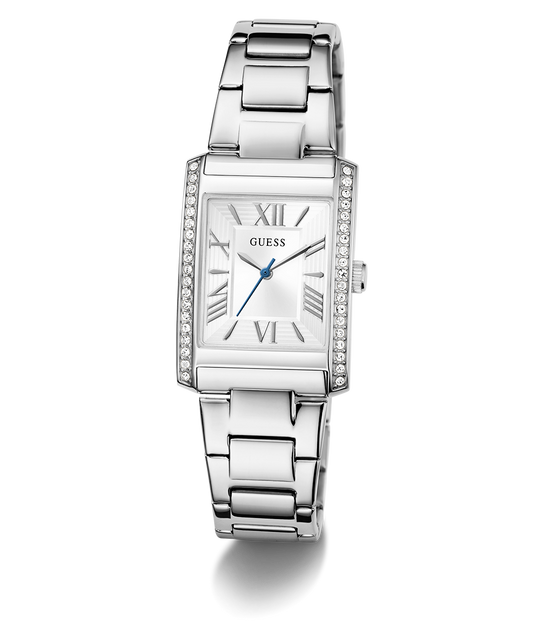 GUESS Ladies Silver Tone Analog Watch
