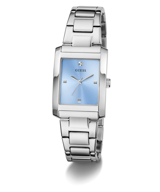 GUESS Ladies Silver Tone Analog Watch