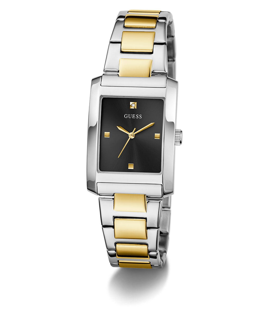 GUESS Ladies 2-Tone Silver Tone Analog Watch
