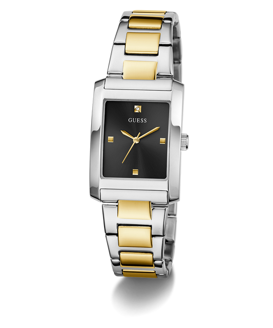 GUESS Ladies 2-Tone Silver Tone Analog Watch
