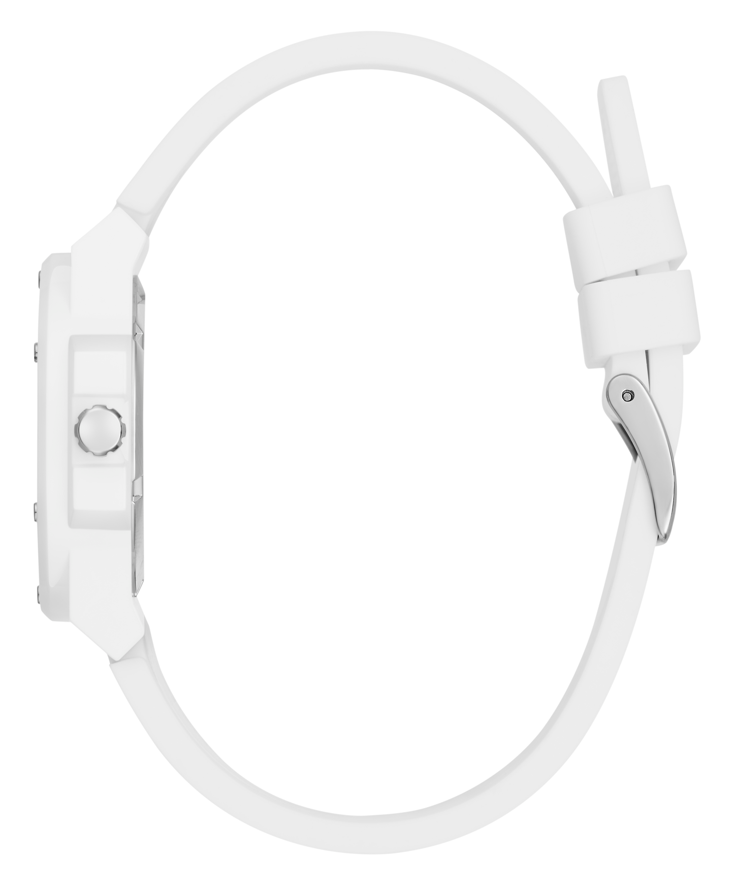 GUESS Ladies White Analog Watch