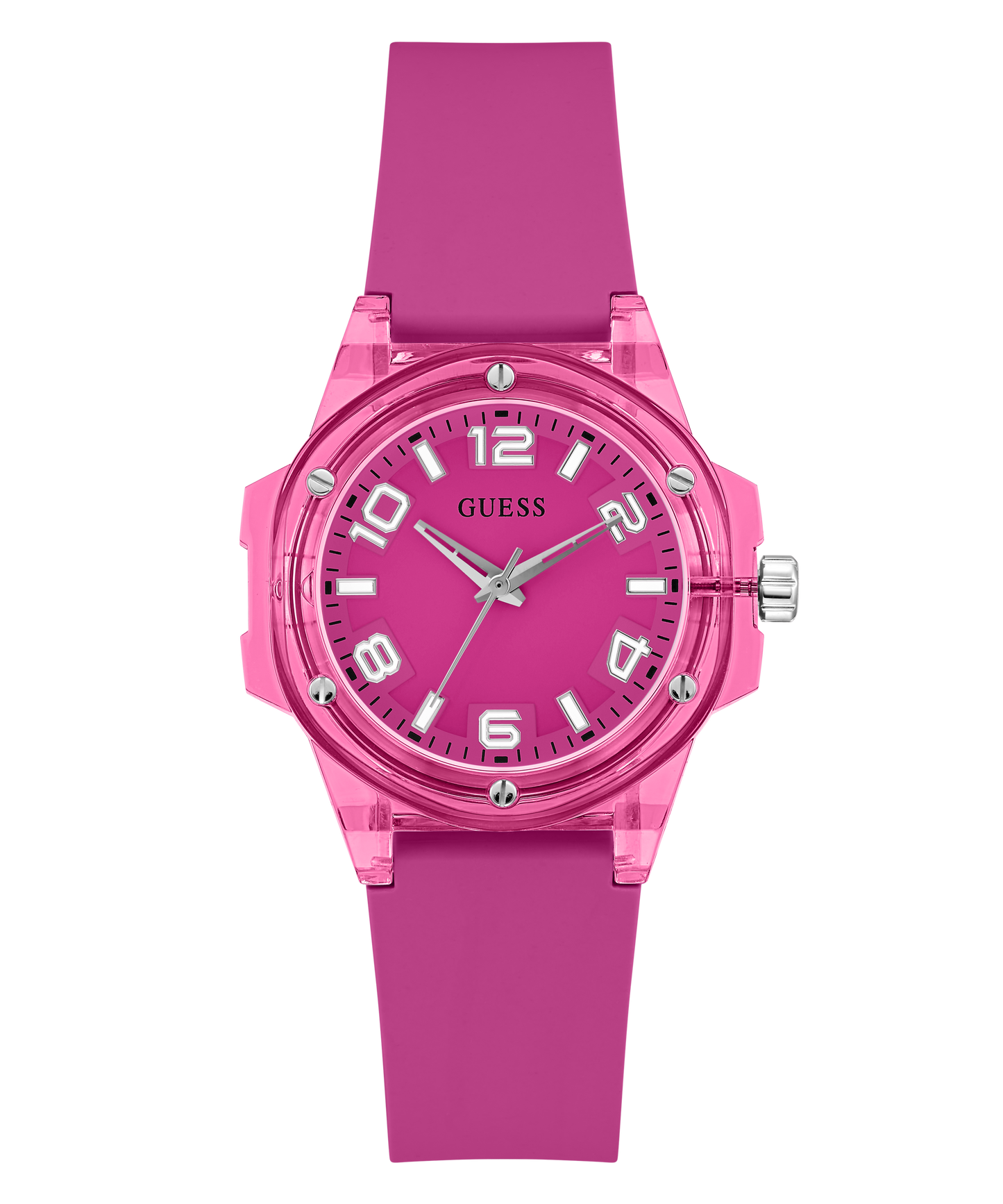 GUESS Ladies Pink Analog Watch