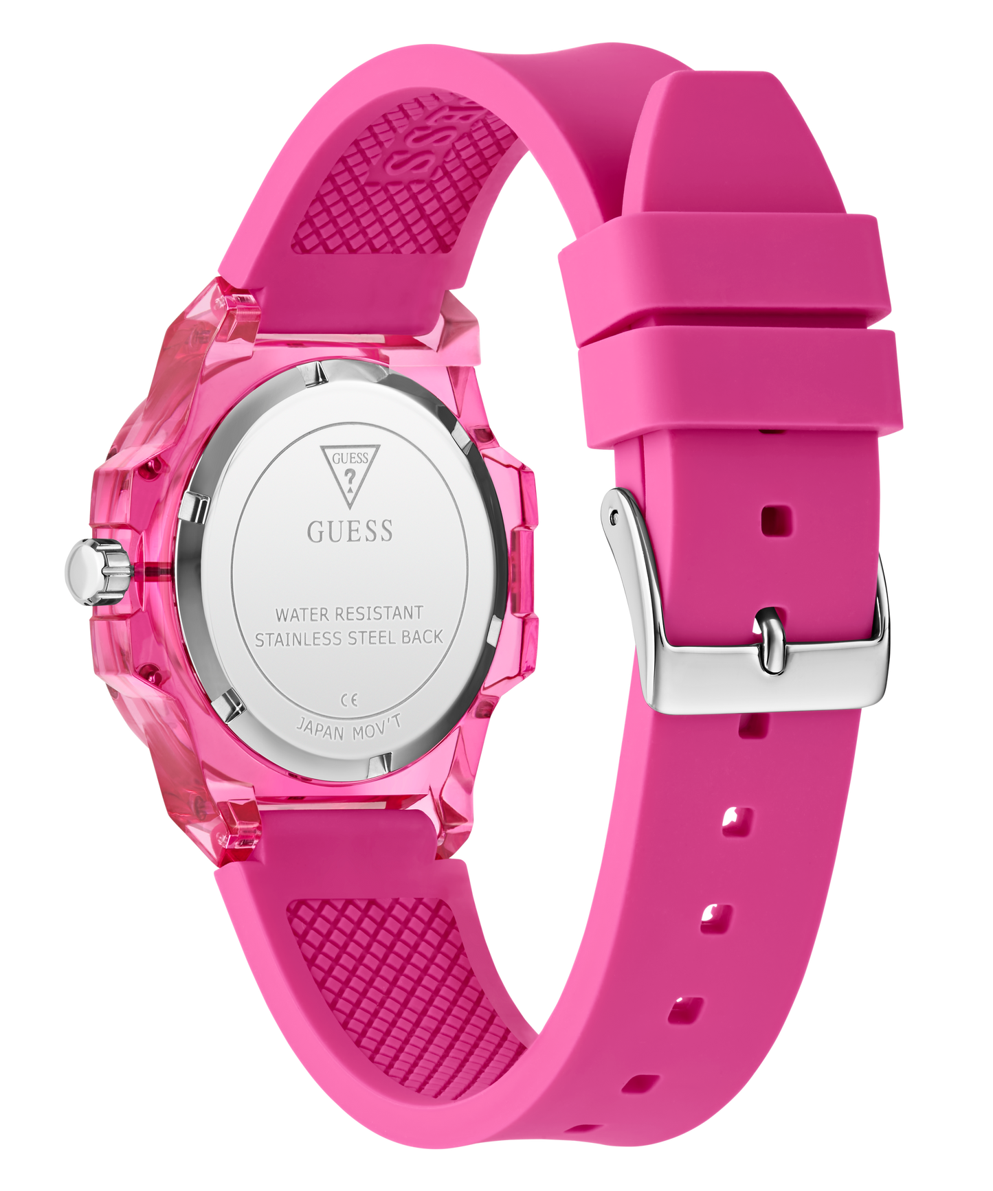 GUESS Ladies Pink Analog Watch