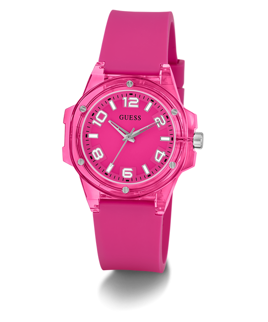 GUESS Ladies Pink Analog Watch