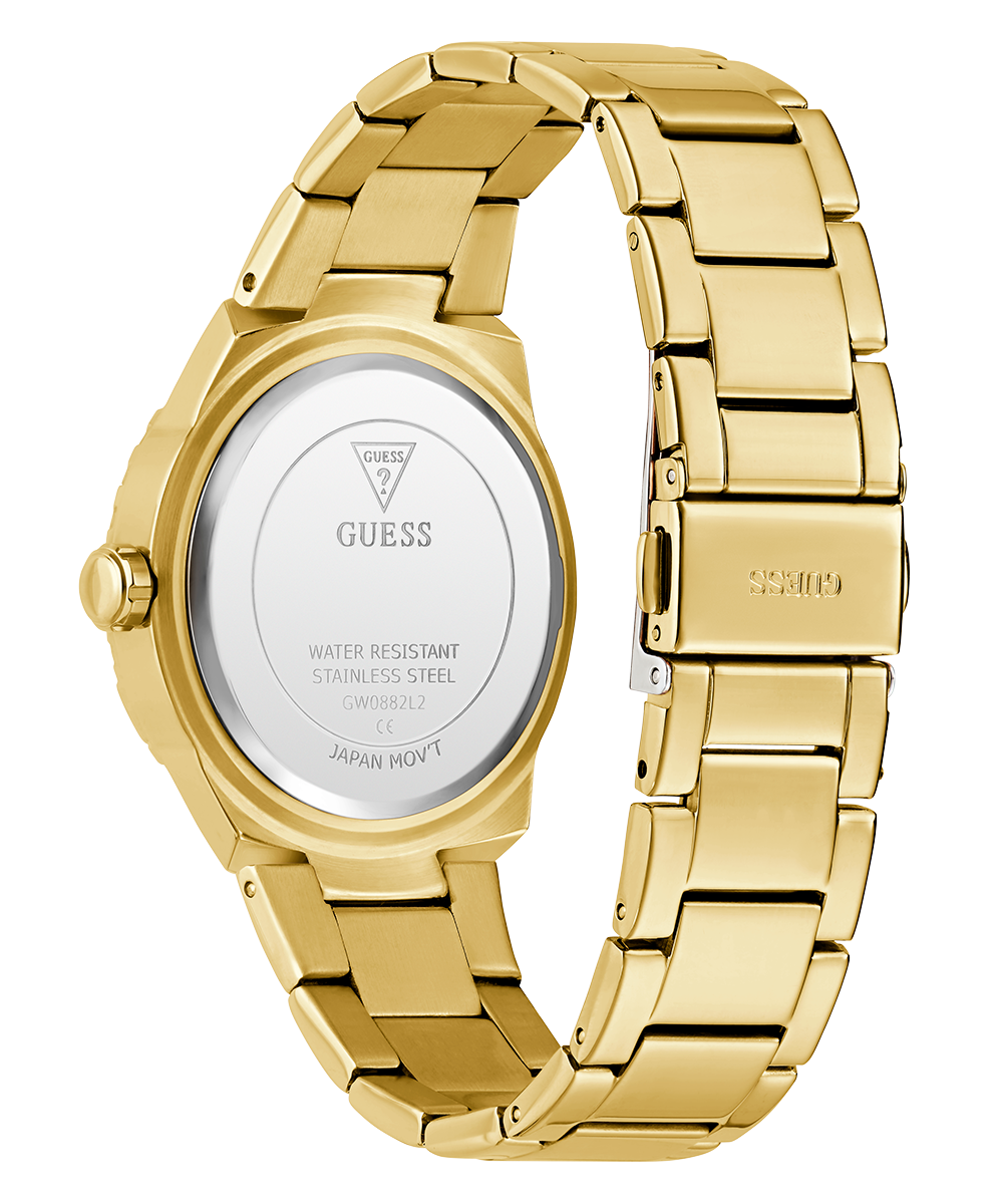 GUESS Ladies Gold Tone Multi-function Watch
