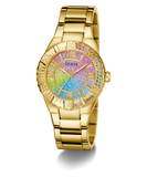 GUESS Ladies Gold Tone Multi-function Watch