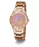 GUESS Ladies Rose Gold Tone Multi-function Watch
