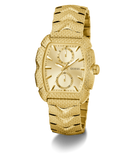 GUESS Mens Gold Tone Multi-function Watch