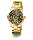 GUESS Mens Gold Tone Analog Watch