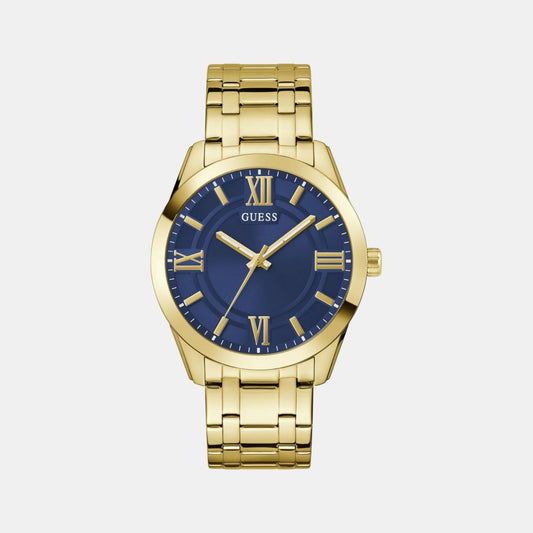 Gd Elliot Men Quartz Blue Dial Analog Stainless Steel GW0893G5