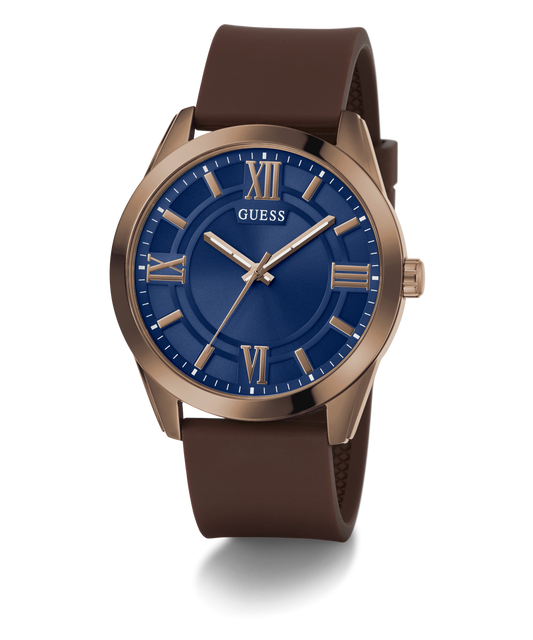 GUESS Mens Brown Coffee Analog Watch
