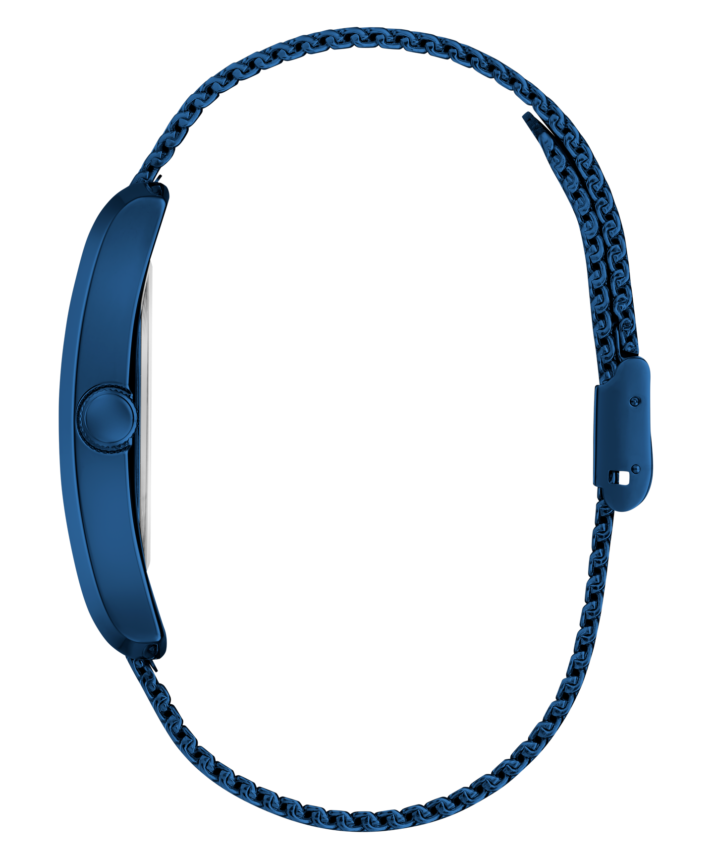 GUESS Mens Blue Analog Watch