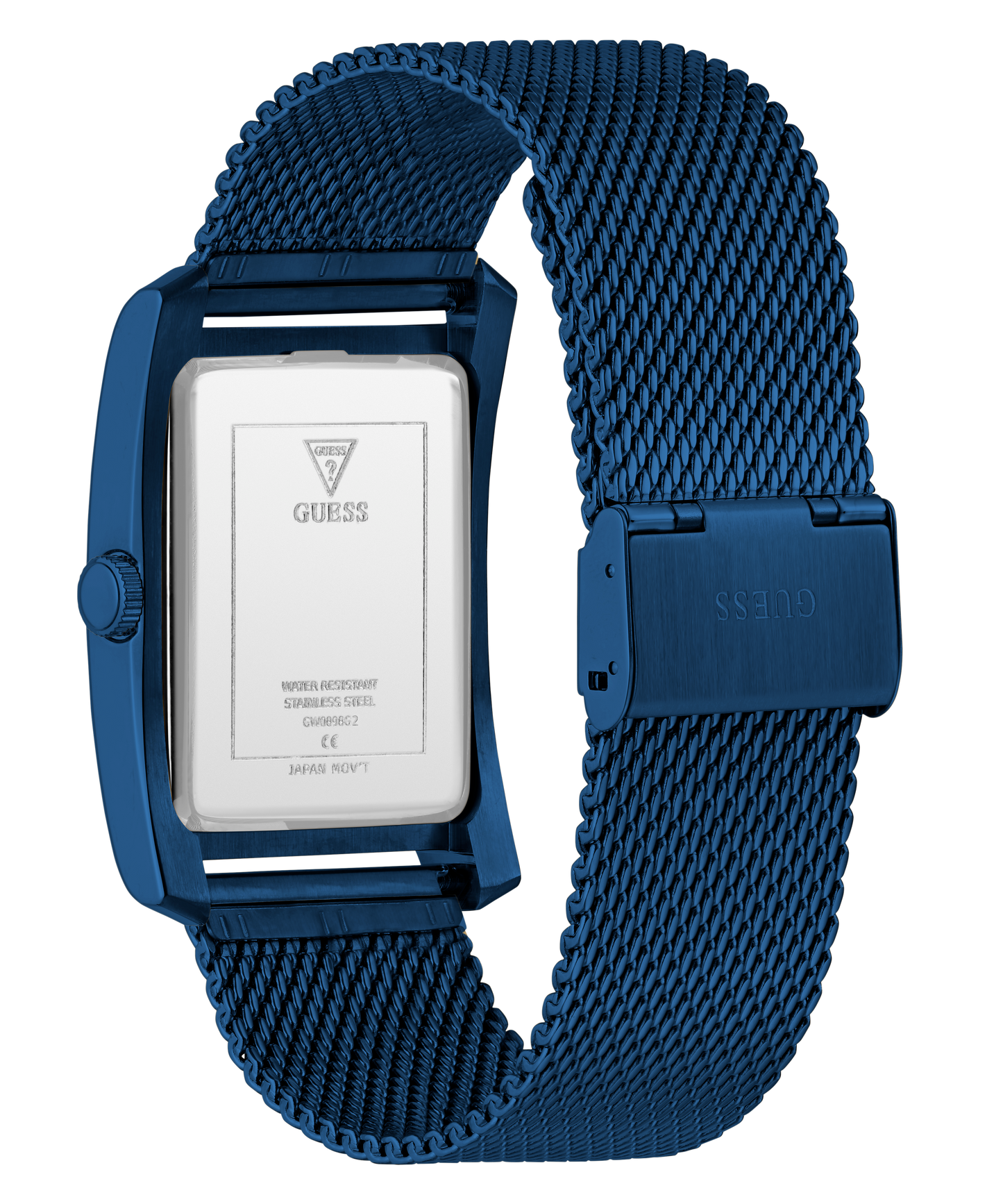 GUESS Mens Blue Analog Watch