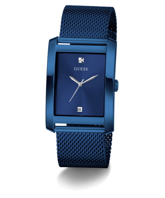 GUESS Mens Blue Analog Watch