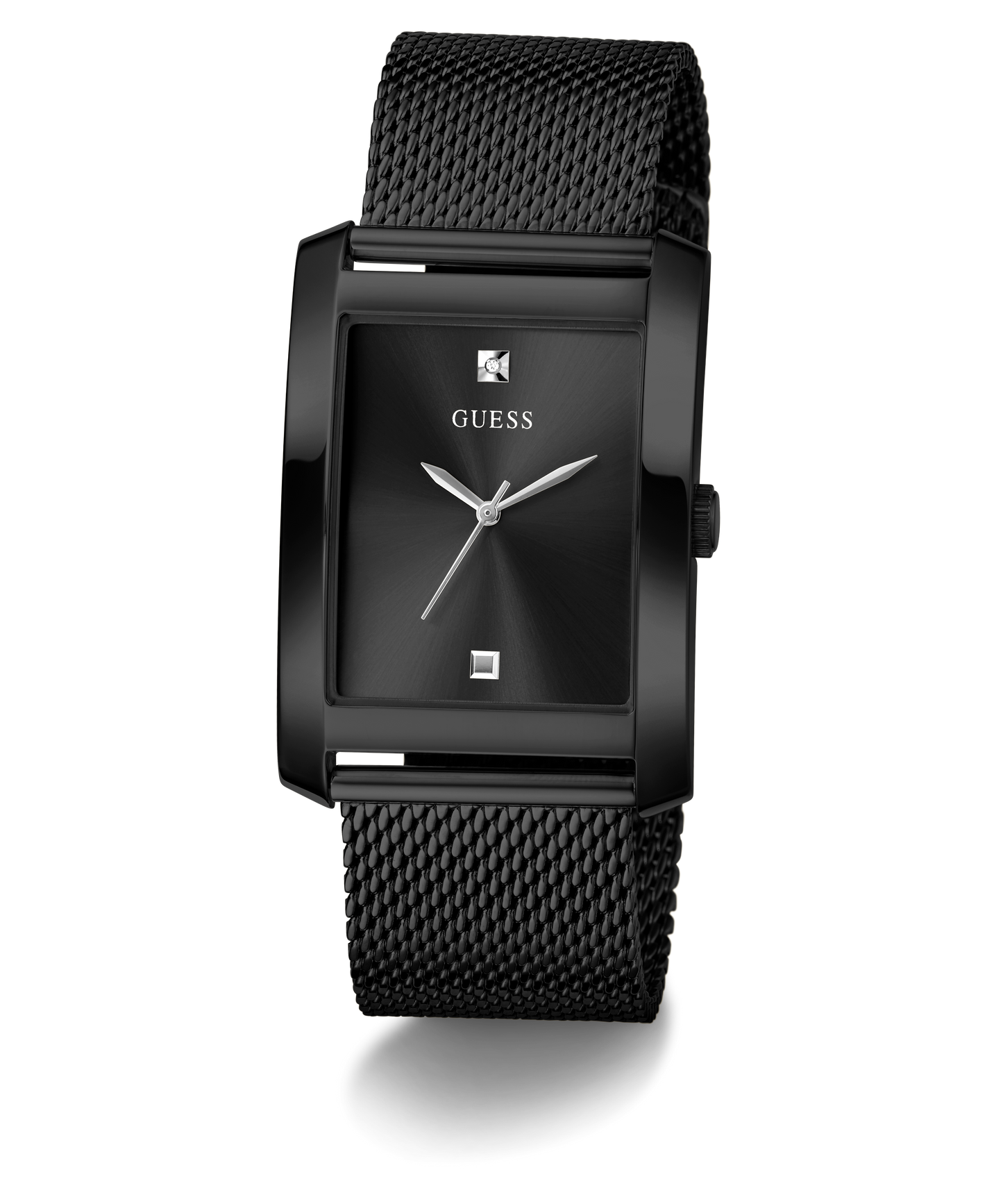 GUESS Mens Black Analog Watch