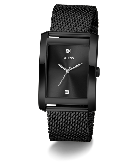 GUESS Mens Black Analog Watch