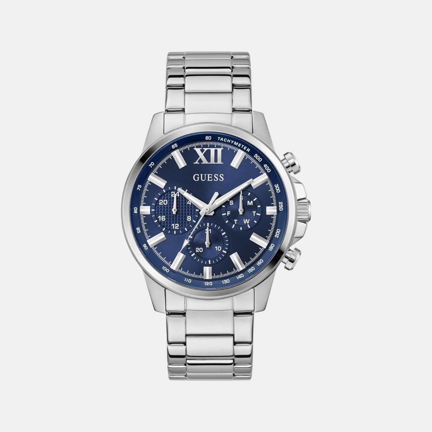 Gd Walker Men Quartz Blue Dial Analog Stainless Steel GW0900G4
