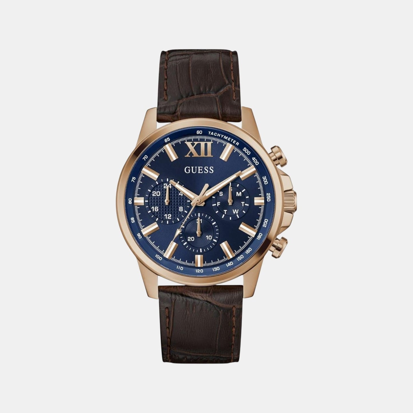 Gd Walker Men Quartz Blue Dial Analog Stainless Steel GW0901G3