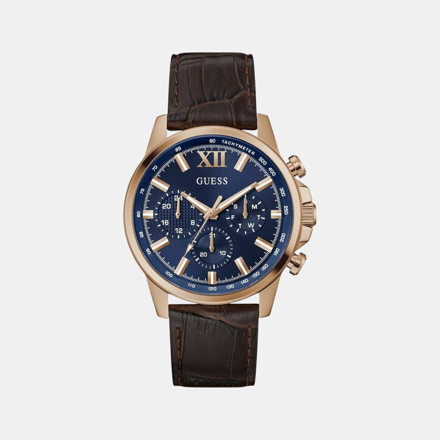 Gd Walker Men Quartz Blue Dial Analog Stainless Steel GW0901G3 - Guess watch