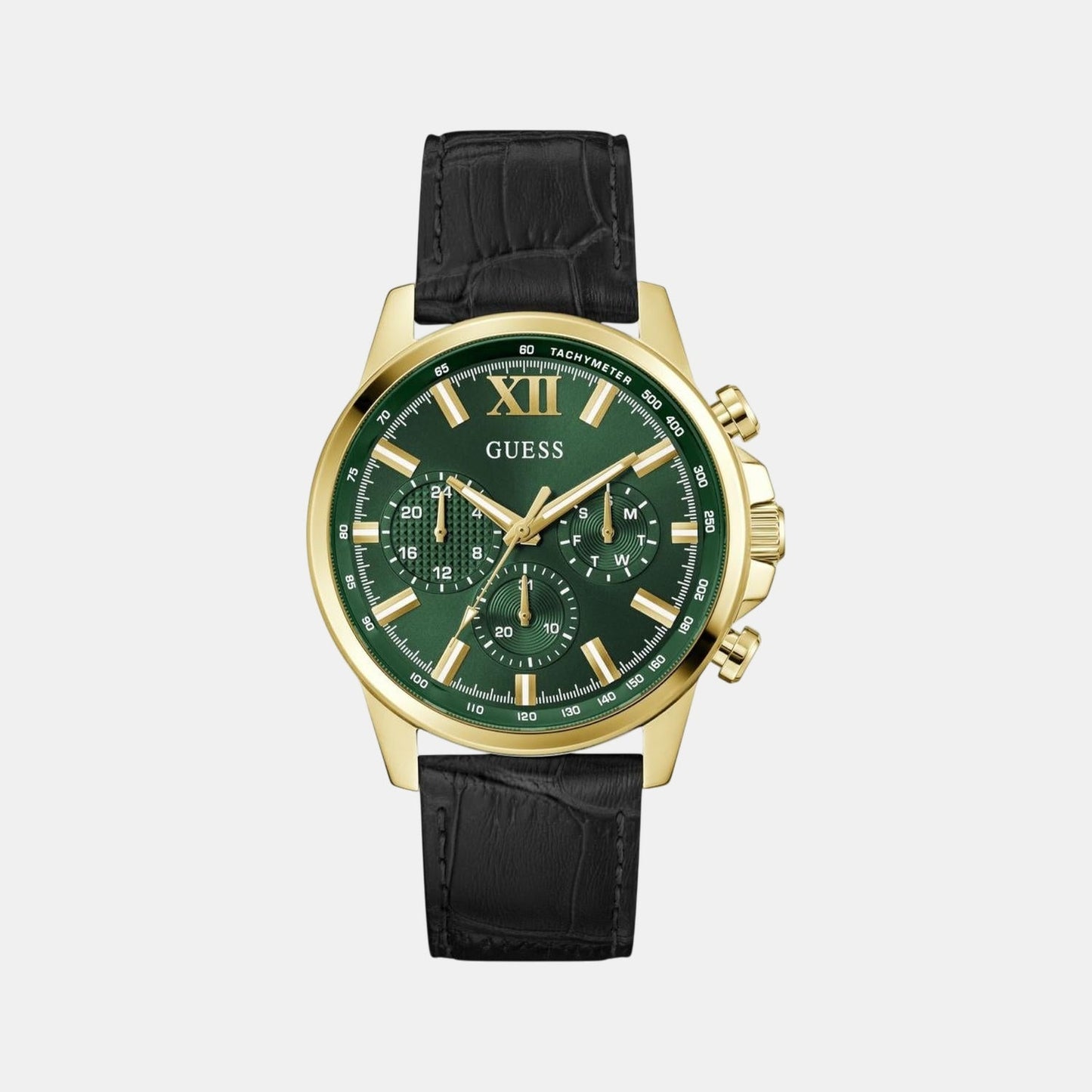 Gd Walker Men Quartz Green Dial Analog Stainless Steel GW0901G4 - Guess watch
