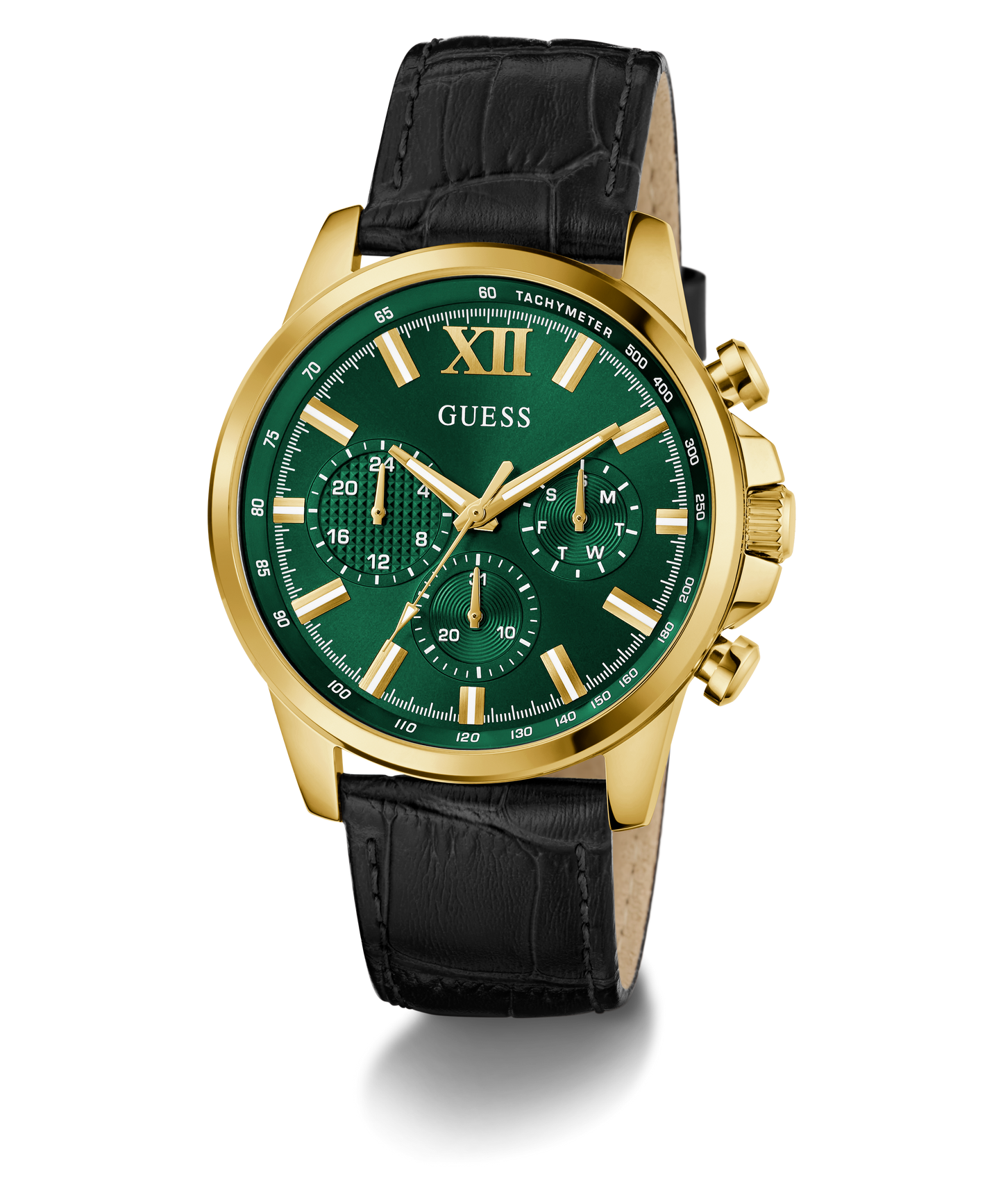 GUESS Mens Black Multi-function Watch