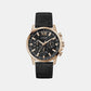 Gd Walker Men Quartz Black Dial Analog Stainless Steel GW0901G5