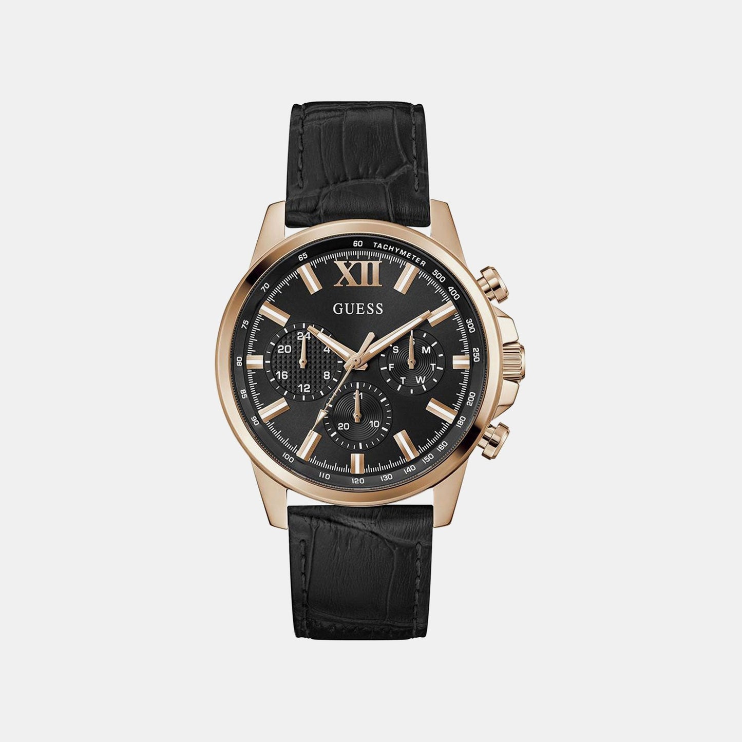 Gd Walker Men Quartz Black Dial Analog Stainless Steel GW0901G5 - Guess watch