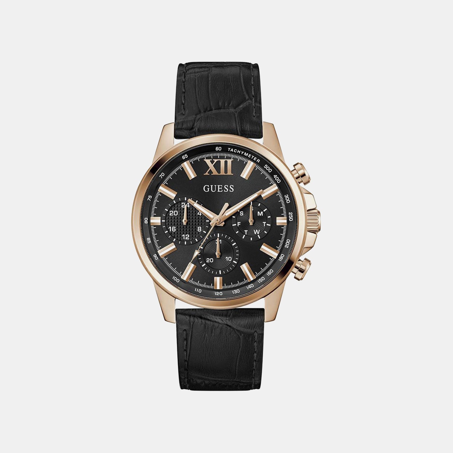 Gd Walker Men Quartz Black Dial Analog Stainless Steel GW0901G5 - Guess watch