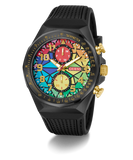 GUESS Mens Black Multi-function Watch