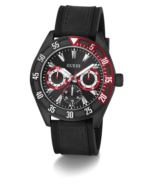 GUESS Mens Black Multi-function Watch