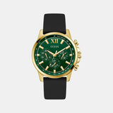 Gd Walker Men Quartz Green Dial Analog Stainless Steel GW0913G4