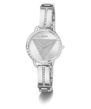 GUESS Ladies Silver Tone Analog Watch