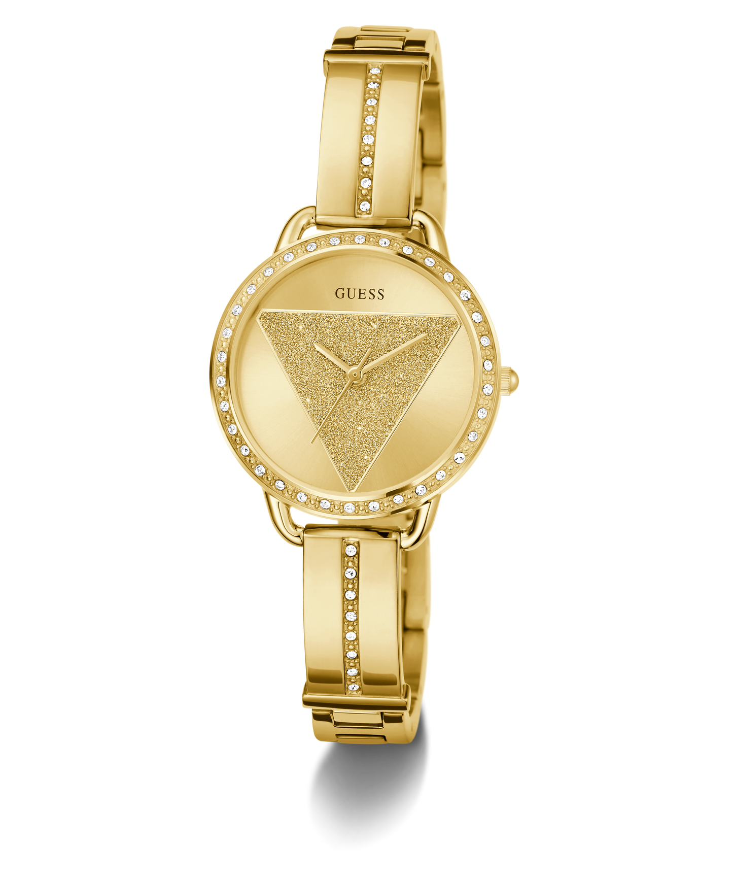 GUESS Ladies Gold Tone Analog Watch