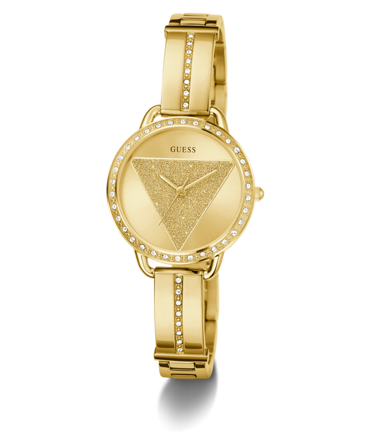 GUESS Ladies Gold Tone Analog Watch