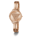 GUESS Ladies Rose Gold Tone Analog Watch