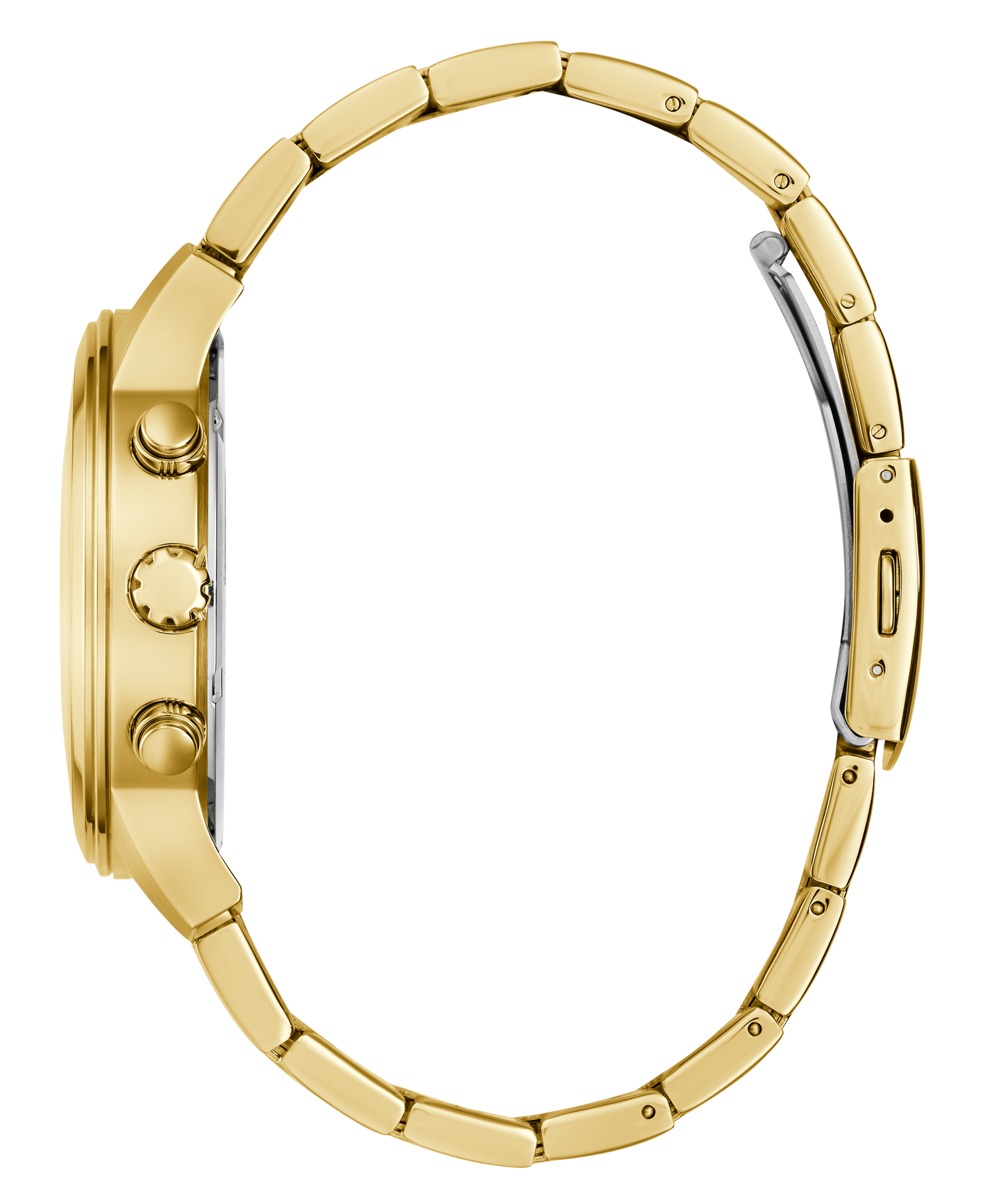 GUESS Mens Gold Tone Chronograph Watch