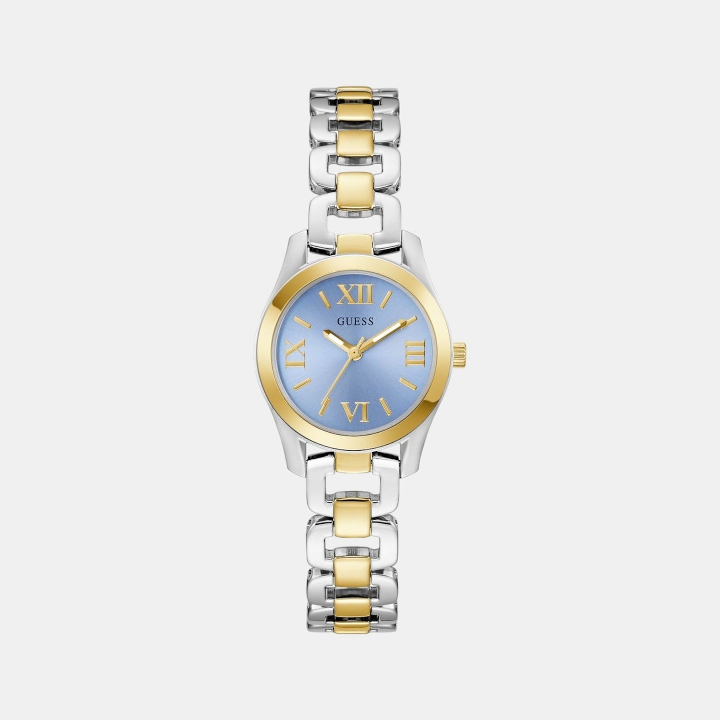 Gb Veda Women Quartz Blue Dial Analog Stainless Steel GW0927L3