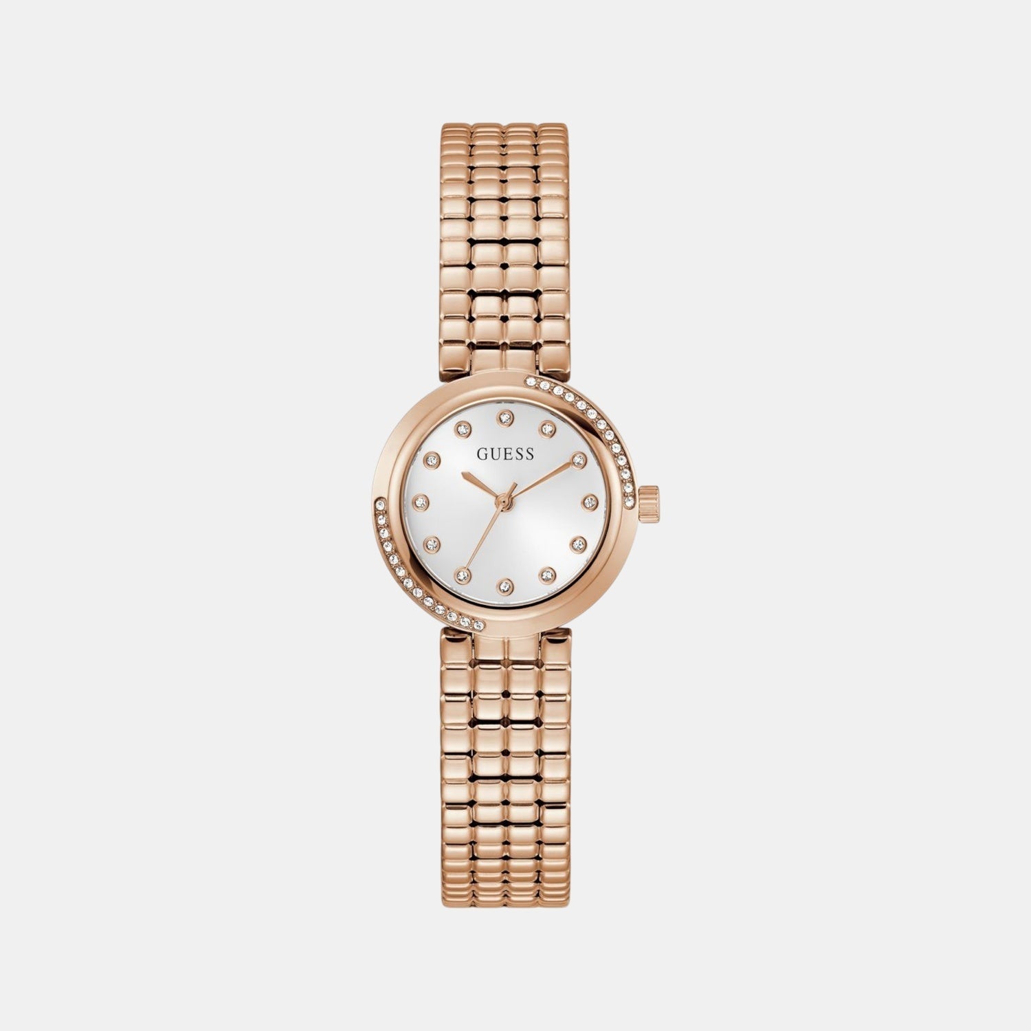 Gb Clara Women Quartz White Dial Analog Stainless Steel GW0930L3 - Guess watch