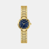 Gb Clara Women Quartz Blue Dial Analog Stainless Steel GW0930L4